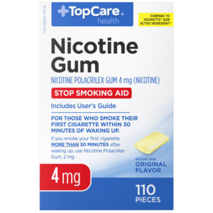 TopCare Health 4 mg Original Flavor Nicotine Gum 110 ea
