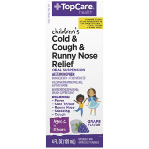 TopCare Health Children's Grape Flavor Cold & Cough & Runny Nose Relief 4 fl oz