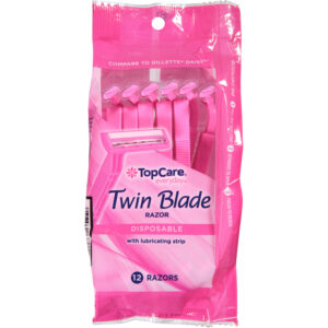 TopCare Everyday Twin Blade Disposable Razors 12 ea