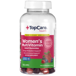 TopCare Health Women's Mixed Berry Flavors Multivitamin 150 Adult Gummies