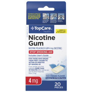 TopCare Health 4 mg Mint Freeze Flavor Nicotine Gum 20 ea