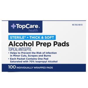 TopCare Health Alcohol Prep Pads 100 ea