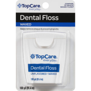 TopCare Everyday Waxed Unflavored Dental Floss 1 ea