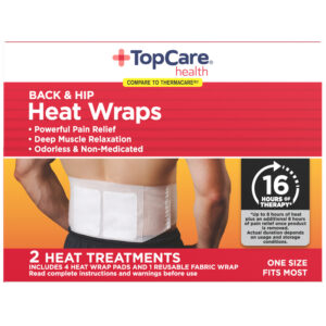 TopCare Health Back & Hip Heat Wraps 2 ea