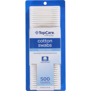 TopCare Everyday Double-Tipped Cotton Swabs 500 ea