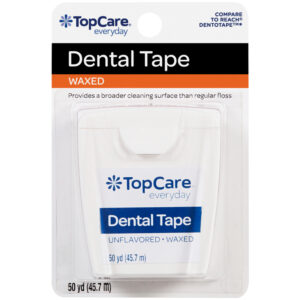 TopCare Everyday Waxed Unflavored Dental Tape 1 Each