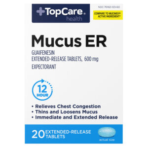 TopCare Health 600 mg Mucus ER 20 Extended-Release Tablets