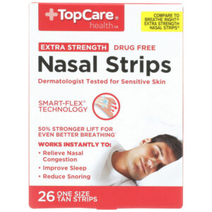 Extra Strength One Size Nasal Strips  Tan