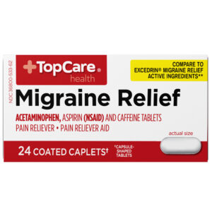 TopCare Health Migraine Relief 24 Coated Caplets