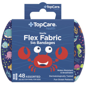 TopCare Health Kids Flex Fabric Sterile Assorted Bandages 48 ea