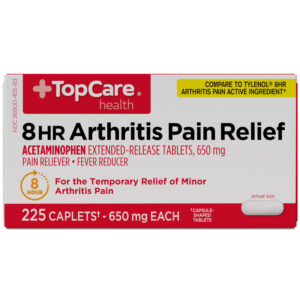 TopCare Health 8 HR 650 mg Arthritis Pain Relief 225 Caplets