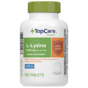 TopCare Health 1000 mg L-Lysine 100 Tablets