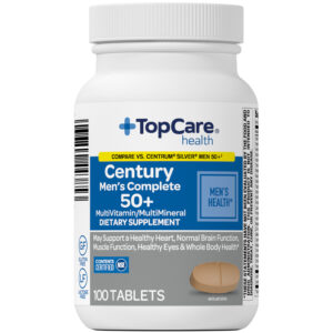 TopCare Health Mens Century Complete 50+ MultiVitamin/MultiMineral 100 Tablets