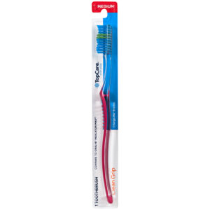 TopCare Everyday Medium Clean Grip Toothbrush 1 Each