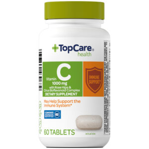 TopCare Health 1000 mg Vitamin C 60 Tablets