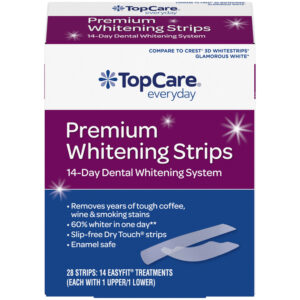 TopCare Everyday Premium Whitening Strips 28 Each