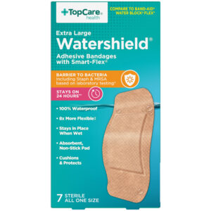 TopCare Health Watershield Extra Large Adhesive Bandages with Smart-Flex 7 Each