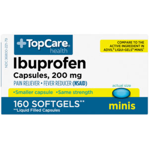 TopCare Health 200 mg Minis Ibuprofen 160 Softgels