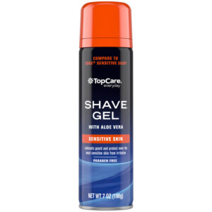 TopCare Everyday Sensitive Skin Shave Gel with Aloe Vera 7 oz