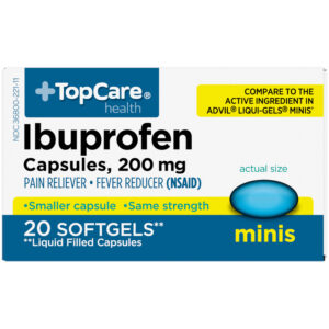 TopCare Health 200 mg Minis Ibuprofen 20 Softgels