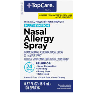 TopCare Health Multi-Symptom 55 mcg Nasal Allergy Spray 0.57 fl oz