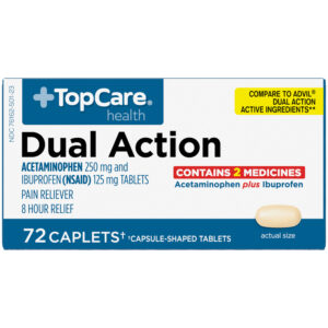 TopCare Health 250 mg/125 mg Dual Action 72 Caplets