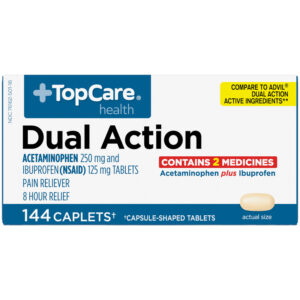 TopCare Health 250 mg/125 mg Dual Action 144 Caplets
