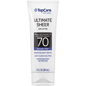 TopCare Everyday Ultimate Sheer Broad Spectrum SPF 70 Sun Lotion 3 fl oz