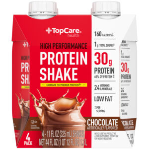 TopCare Health High Performance Chocolate Protein Shake 4 - 11 fl oz Each