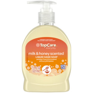 TopCare Everyday Liquid Milk & Honey Scented Hand Soap 7.5 fl oz