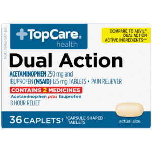 TopCare Health 250 mg/125 mg Dual Action 36 Caplets
