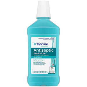 TopCare Everyday Antiseptic Blue Mint Mouthrinse 33.8 fl oz