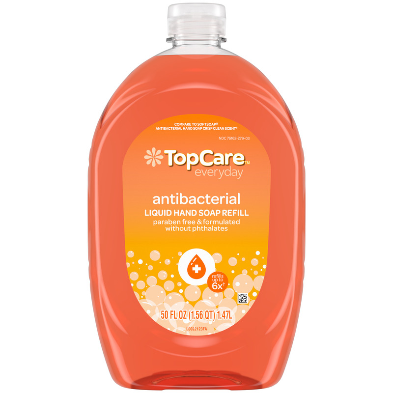 TopCare Everyday Liquid Antibacterial Hand Soap Refill 50 fl oz