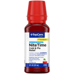 TopCare Health Nite Time Cherry Flavor Cold & Flu Relief 8 fl oz