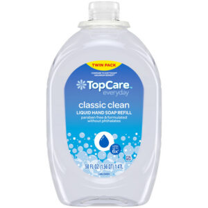 TopCare Everyday Liquid Classic Clean Hand Soap Refill Twin Pack 2 - 50 fl oz Bottles