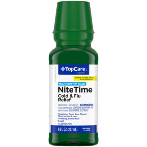 TopCare Health Multi-Symptom Relief NiteTime Original Flavor Cold & Flu Relief 8 fl oz