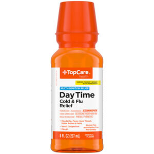 TopCare Health Multi-Symptom Relief DayTime Original Flavor Cold & Flu Relief 8 fl oz