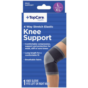 TopCare Health 4 Way Stretch Elastic L/XL Knee Support 1 Each