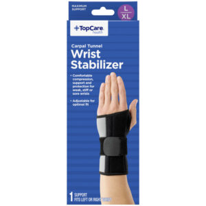 TopCare Health Maximum Support Carpal Tunnel L/XL Wrist Stabilizer 1 Each
