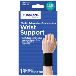 TopCare Health Elastic Adjustable Compression 1 Size Wrist Support 1 Each
