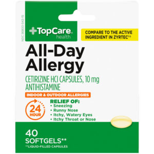 TopCare Health 10 mg All-Day Allergy 40 Softgels