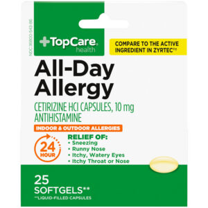 TopCare Health 10 mg All-Day Allergy 25 Softgels