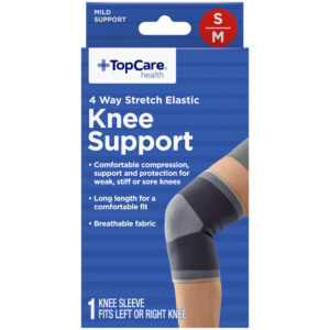 TopCare Health 4 Way Stretch Elastic S/M Knee Support 1 Each