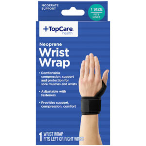 TopCare Health Moderate Support Neoprene 1 Size Wrist Wrap 1 Each