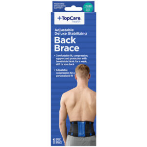 TopCare Health Adjustable Deluxe Stabilizing 1 Size Back Brace 1 Each