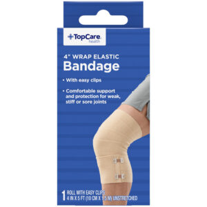 TopCare Health Wrap Elastic 4 Inch Bandage 1 Roll