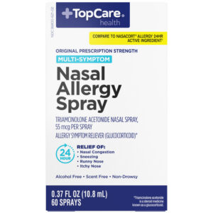 TopCare Health Original Prescription Strength Multi-Symptom 55 mcg per spray Nasal Allergy Spray 0.37 fl oz
