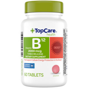 TopCare Health 2000 mcg Vitamin B12 60 Tablets
