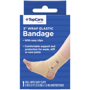TopCare Health Wrap Elastic 3 Inch Bandage 1 Roll