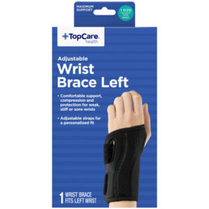 TopCare Health Adjustable Wrist Brace Left 1 Each